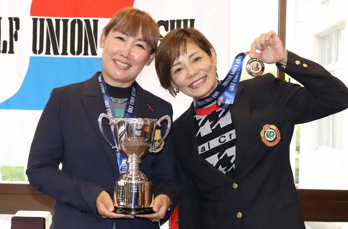 【画像・写真】シニアルーキーの亀井文予が初出場V　九州女子シニアゴルフ