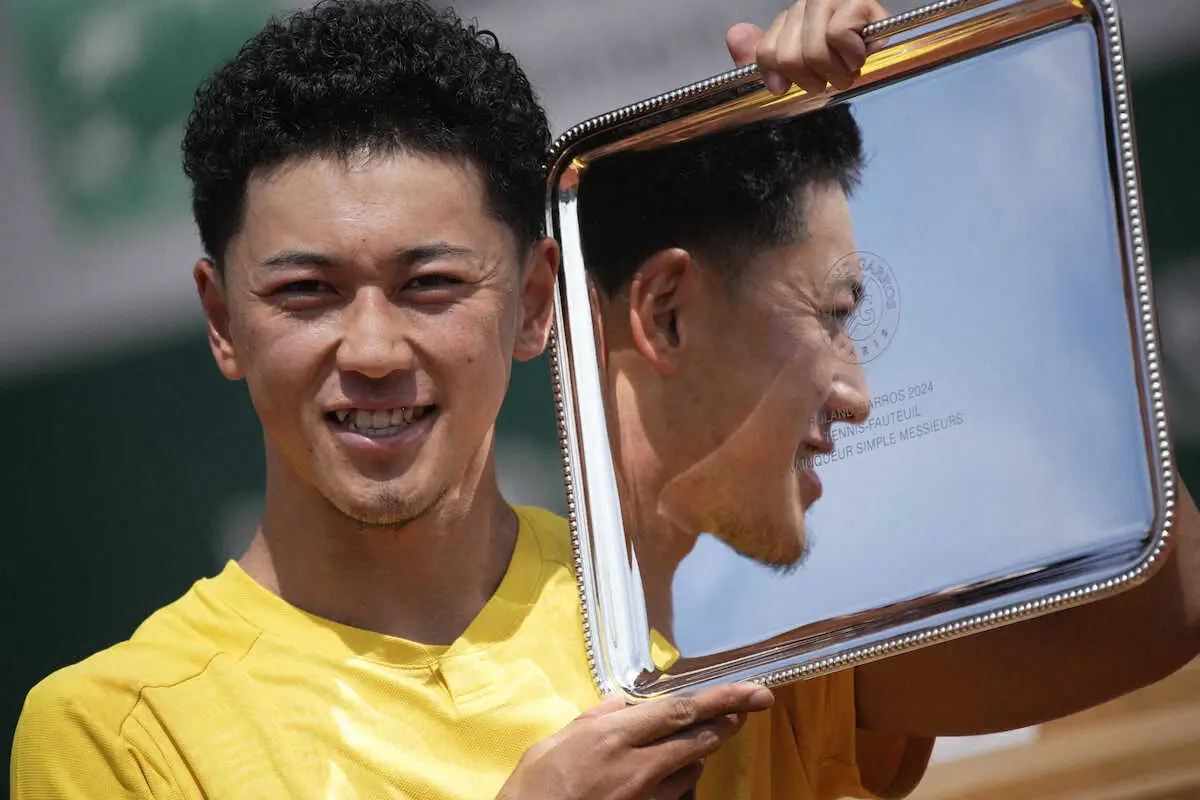 【画像・写真】【車いすテニス】小田凱人が全仏制覇　史上3人目、男子初の年間ゴールデンスラム狙う