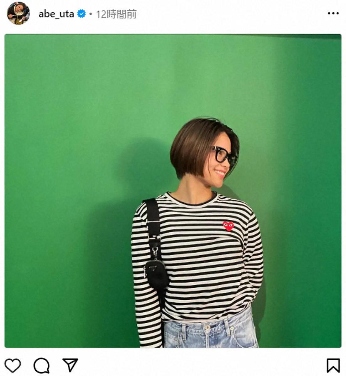 【画像・写真】阿部詩公式インスタグラム（＠abe_uta）から