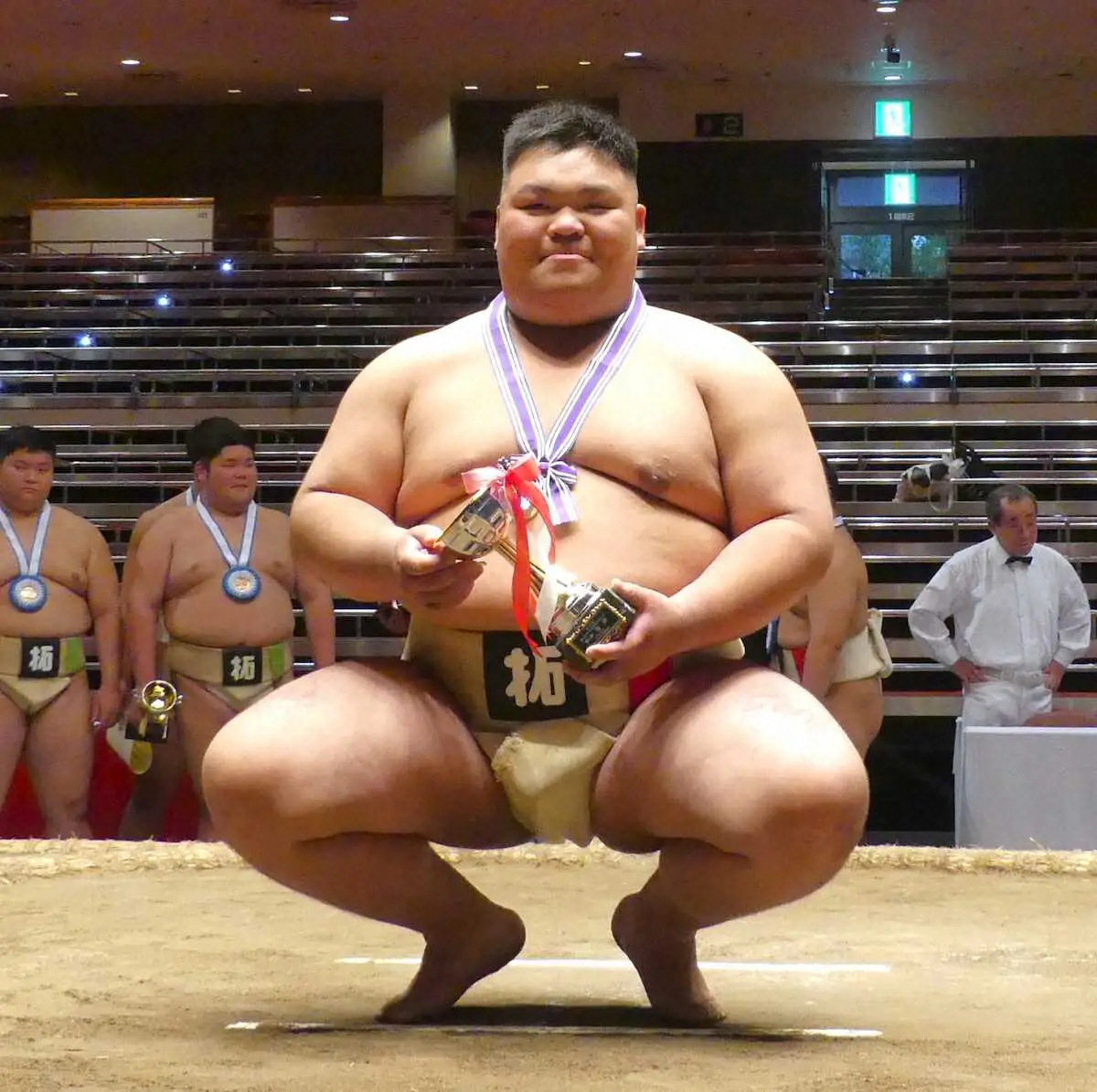 【画像・写真】【東日本学生相撲選手権】拓大・五島雅治が個人戦優勝！花岡とのライバル対決制し「リベンジ果たせた」