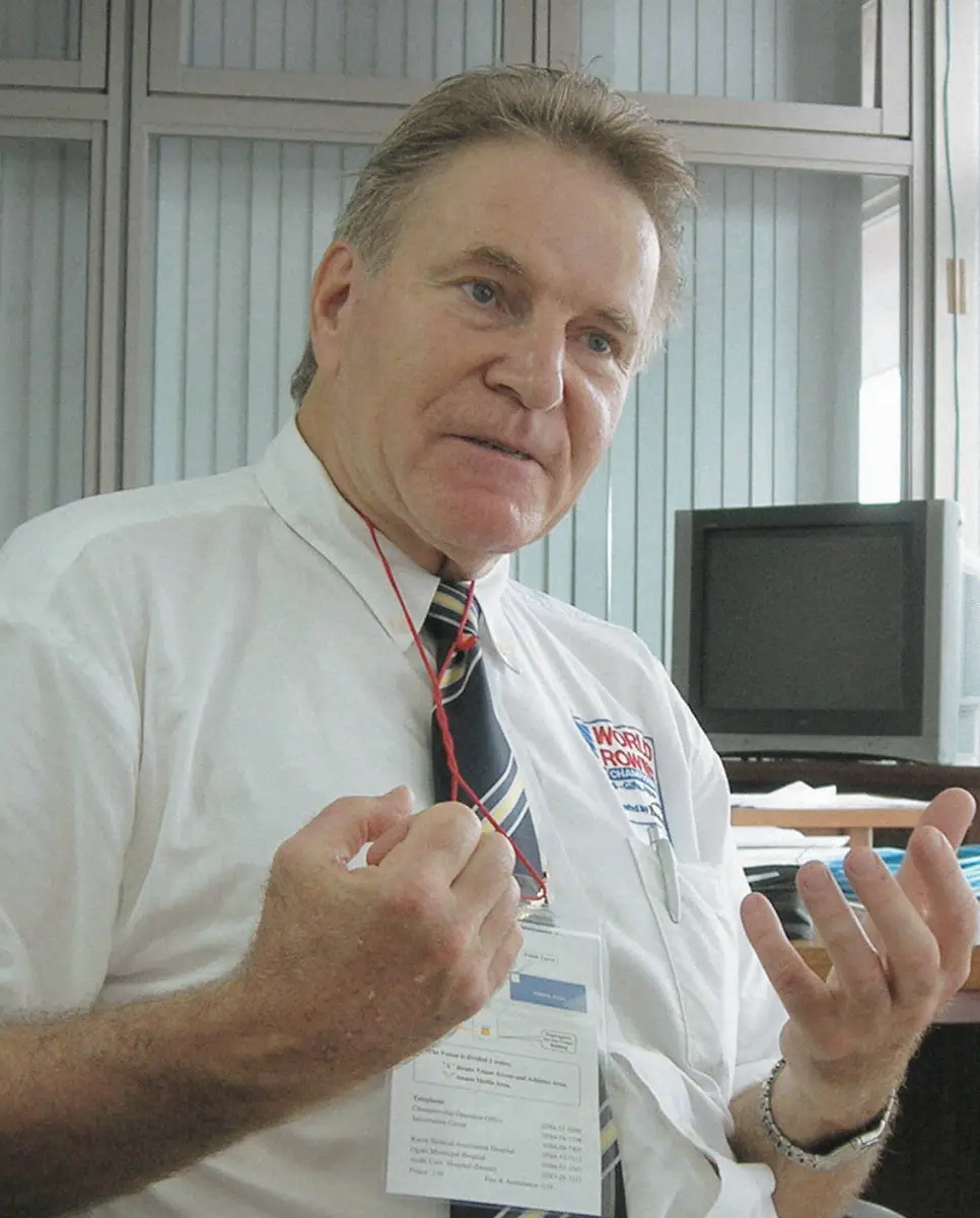 【画像・写真】89年から14年7月まで国際ボート連盟会長を務めていたデニス・オズワルド氏