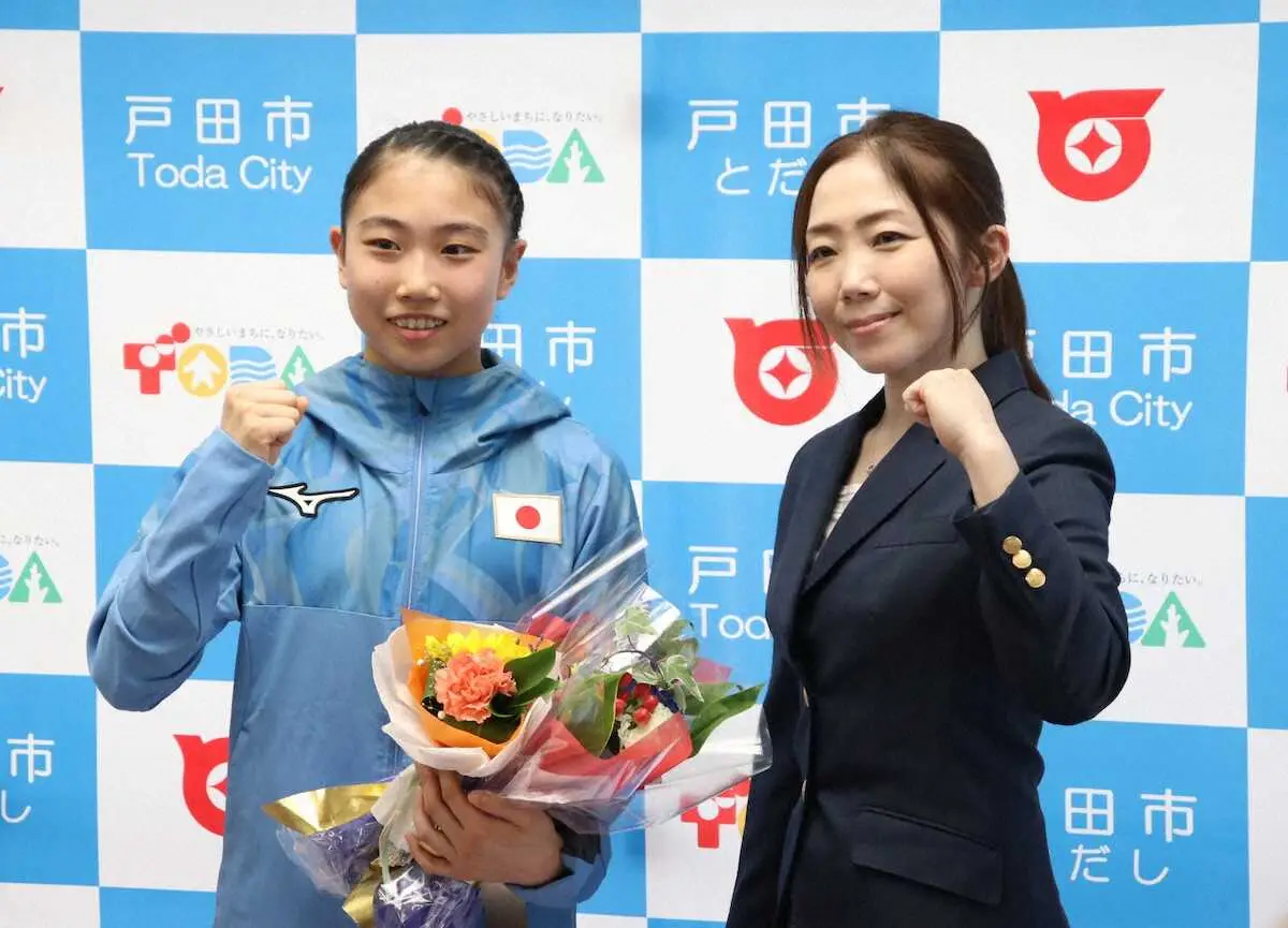 【画像・写真】【体操】パリ五輪代表16歳の岸里奈「直そうとしたが…」　憧れ内村航平さんからの助言が“支え”に