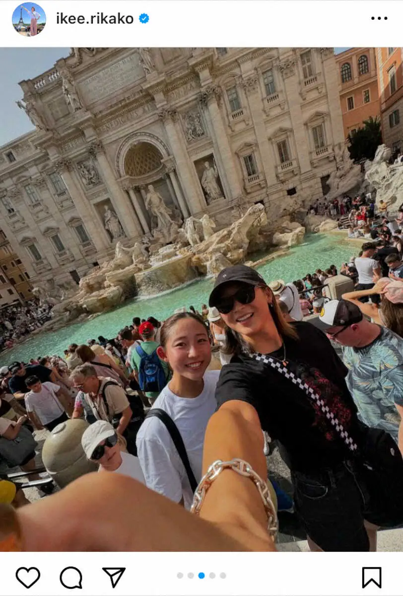 【画像・写真】池江璃花子　ローマの休日ショット披露　「あしながっ」「カッコいい」の美スタイルにファンもいいね！