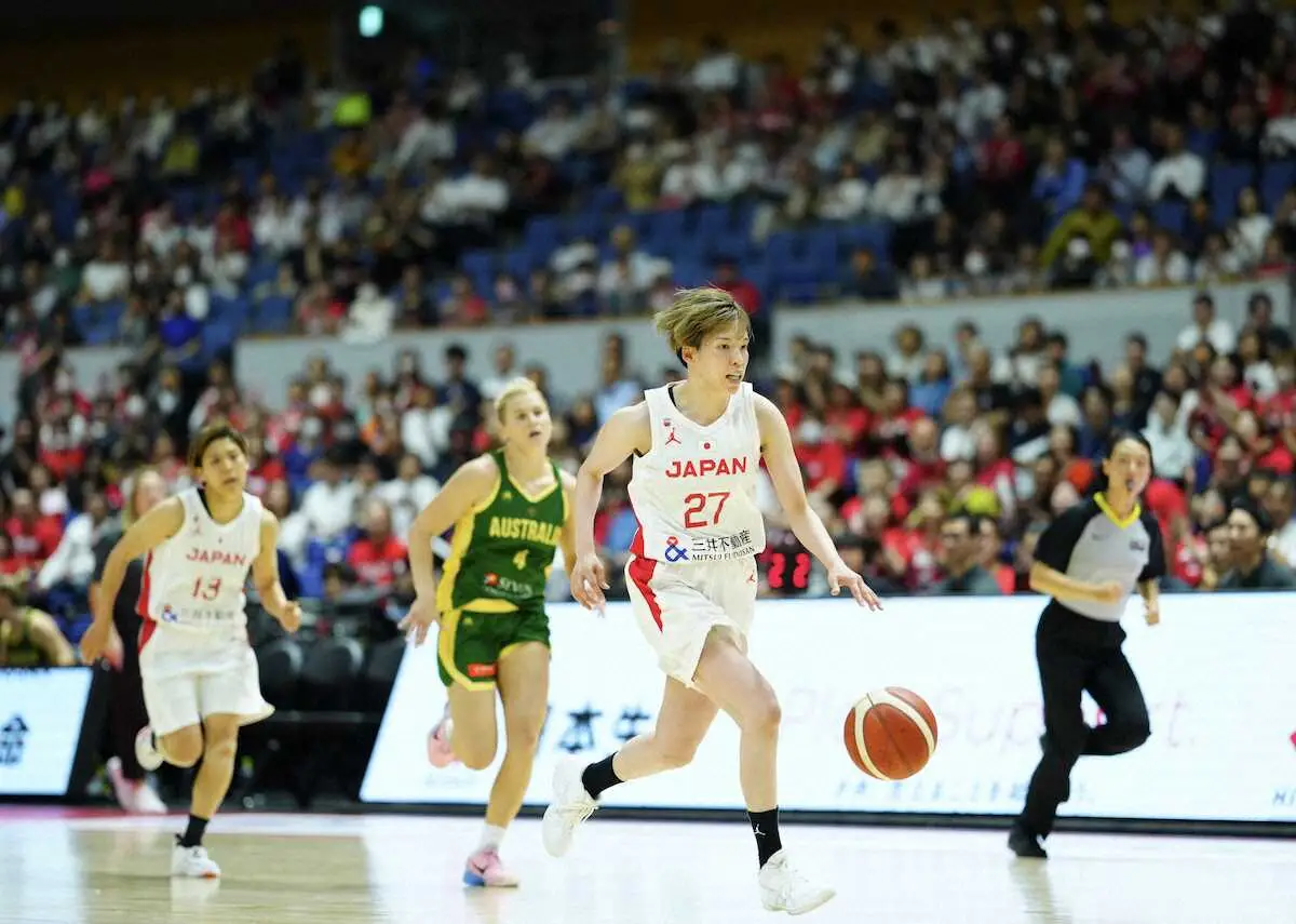 【画像・写真】【バスケ女子】世界3位の豪州に2連勝　パリ五輪金メダルに弾み