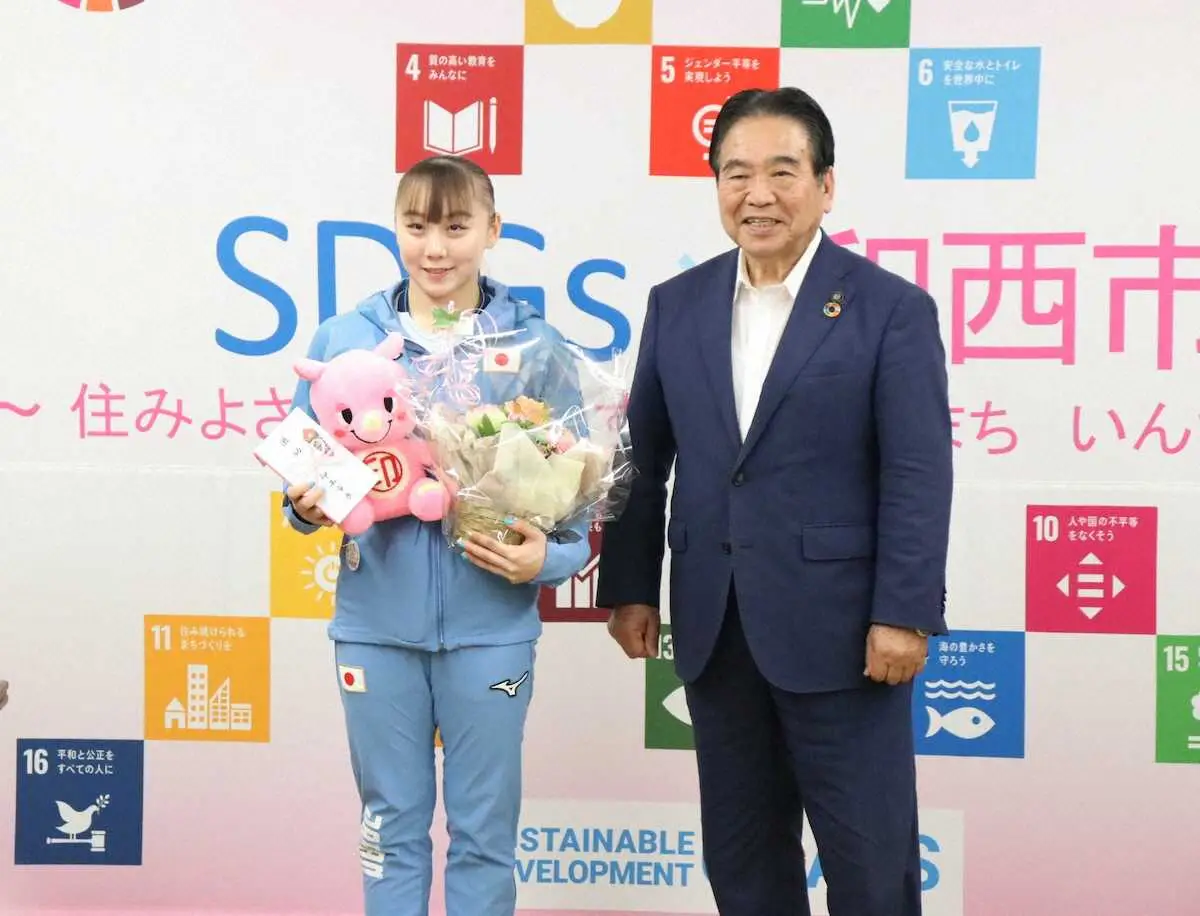 【画像・写真】【体操】パリ五輪代表・宮田笙子「日本の軸をつくれるように」　エース兼主将　ケガの状態についても言及