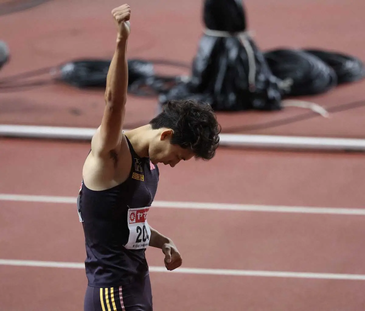 【画像・写真】【陸上】400ｍ障害の豊田兼　初Vでパリ切符！日本歴代3位47秒99！父の出身地フランスでの夢舞台へ