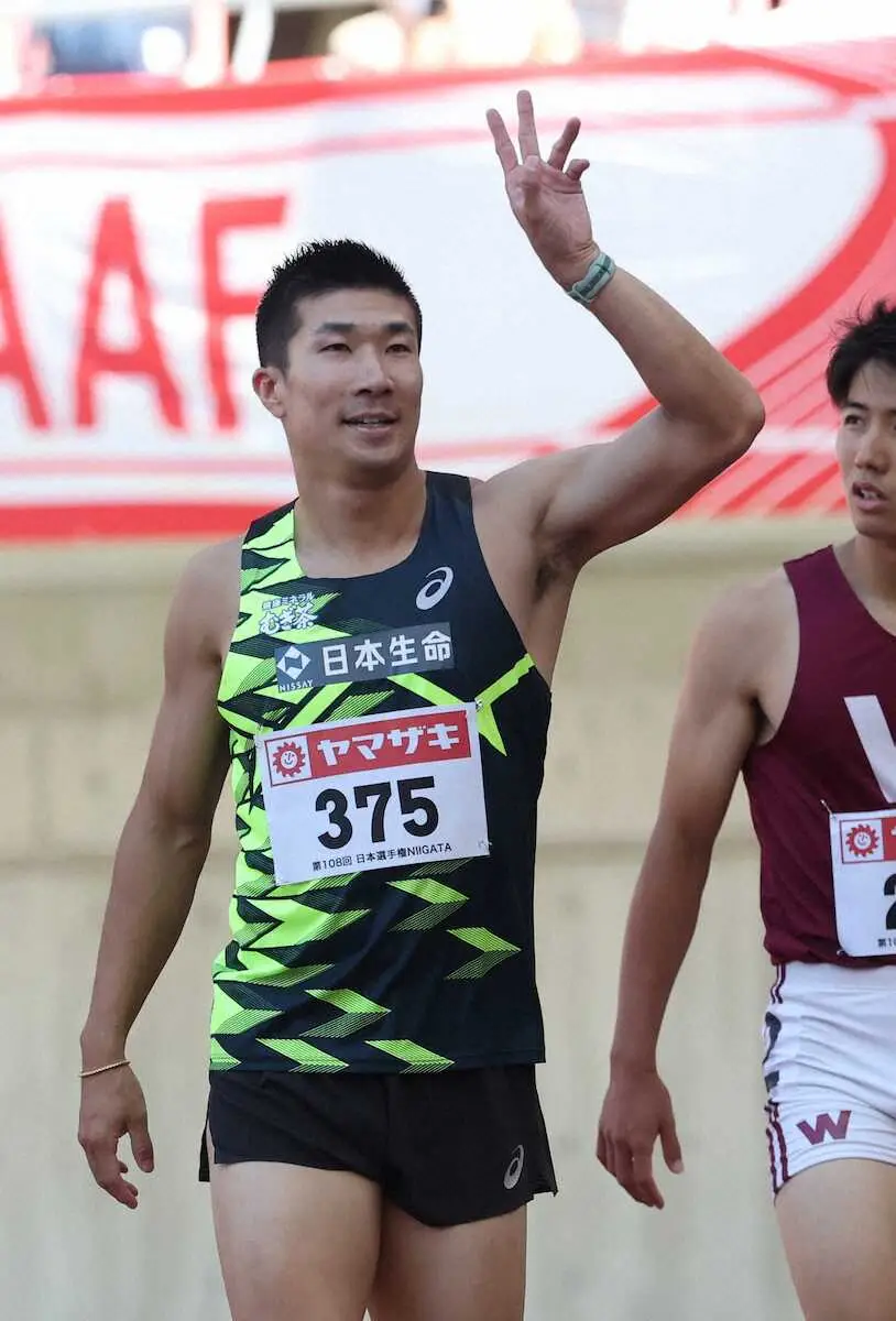 【画像・写真】【陸上】男子100ｍの桐生は10秒21、柳田は10秒26で準決へ　予選トップは守の10秒17