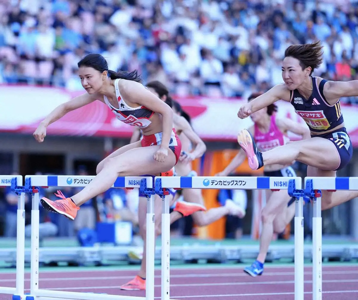 【画像・写真】【陸上】100ｍ障害の田中佑美「こんなにうれしくない自己ベストは初めて」決勝進出もパリ参加標準届かず