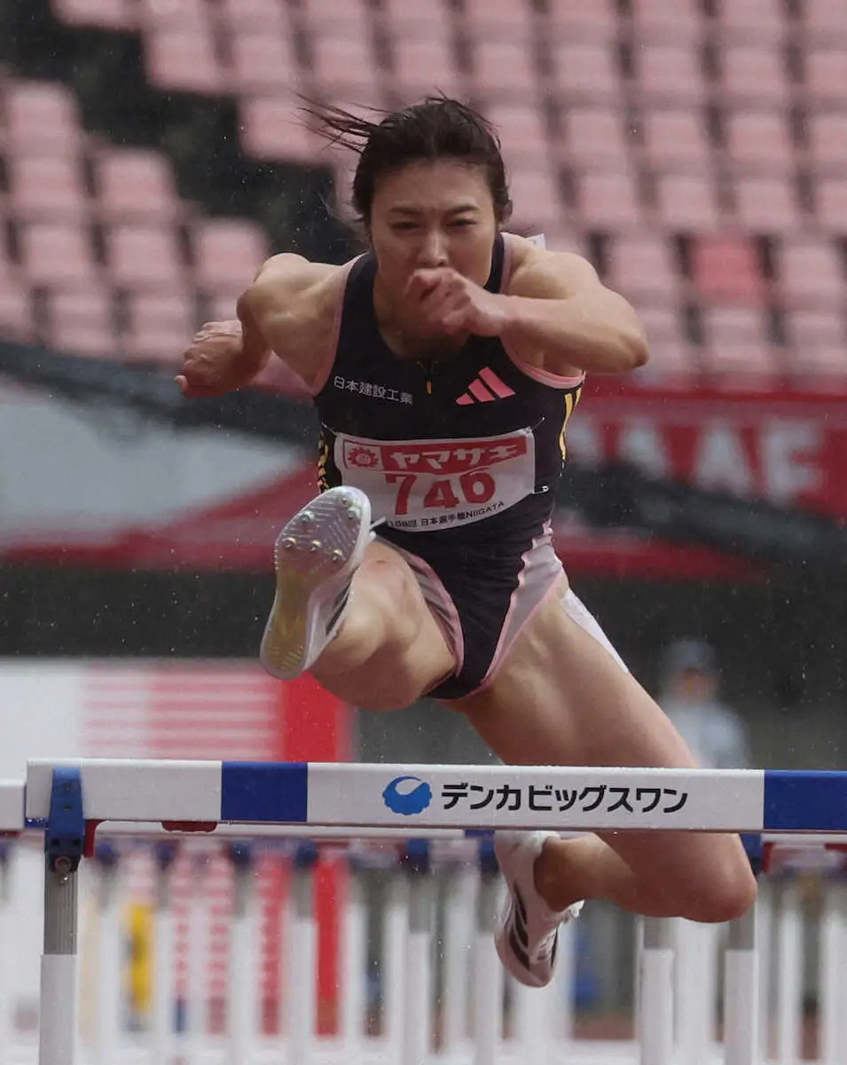 【画像・写真】福部真子、初五輪　女子100メートル障害日本記録保持者28歳が夢舞台　2年ぶりVで「リベンジ達成」