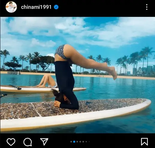 【画像・写真】吉田知那美　ブラトップ＆レギンス姿で日焼け肌披露に「筋肉がすごい」「鍛えられた身体がカッコいい」