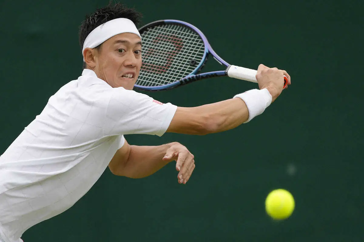 【画像・写真】錦織圭　逆転負けで初戦敗退　3年ぶりウィンブルドン出場も2日がかりフルセット無念…世界76位に敗れる