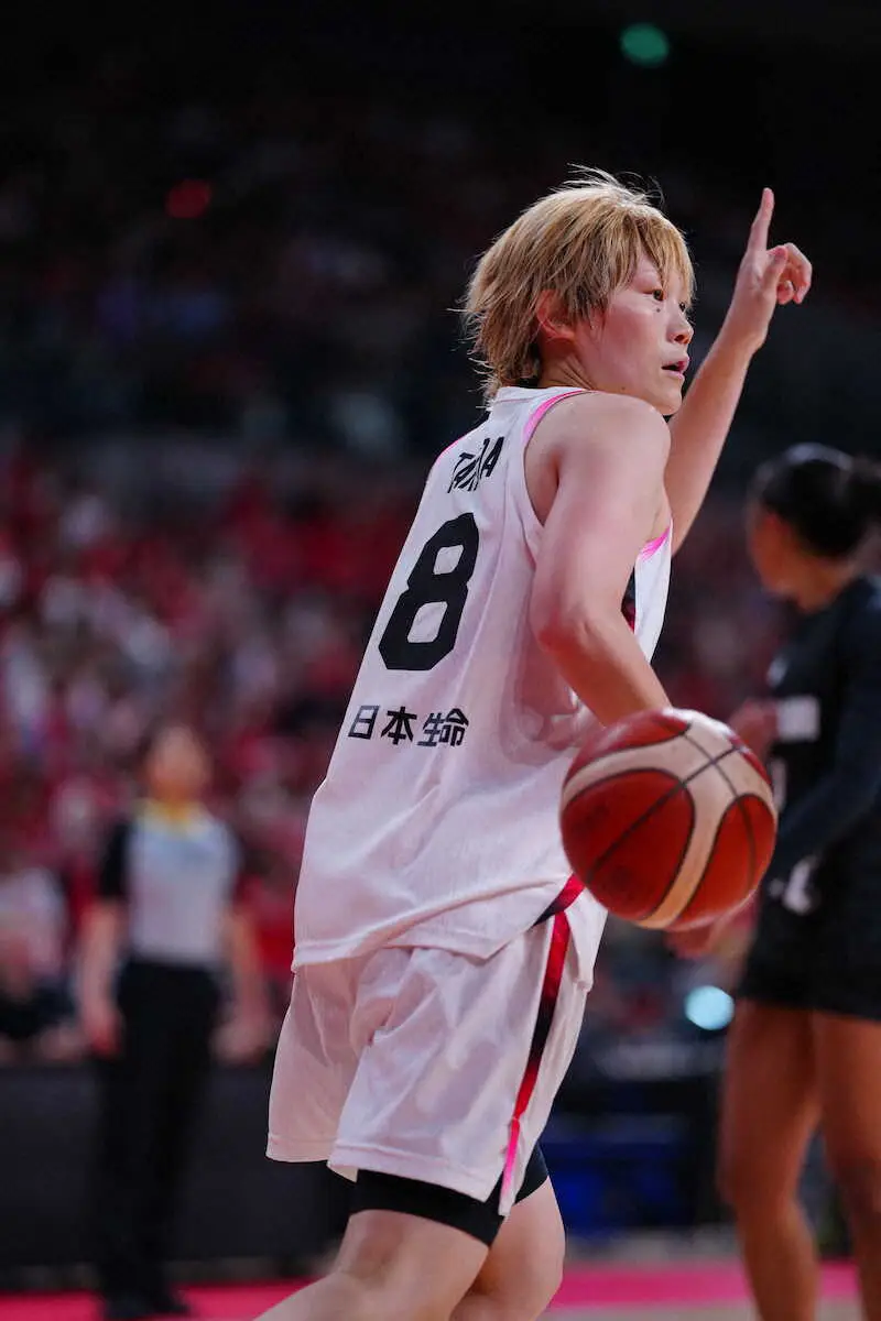 【画像・写真】【バスケ女子】高田チーム最多23点　3冠女王の貫禄　NZまた圧倒　国内連勝締め