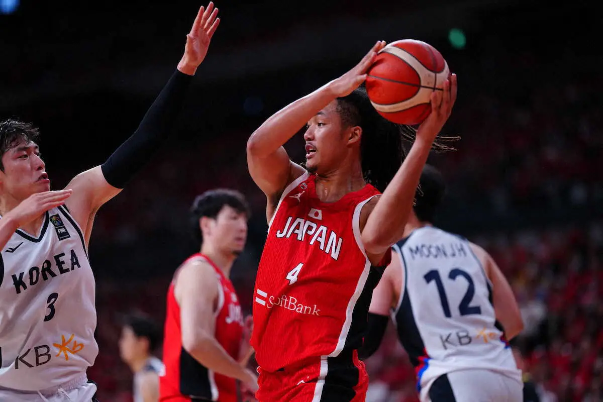 【画像・写真】【バスケ男子】20歳ジェイコブス晶が五輪代表入り！リバウンドと3Pが武器の未完の大器