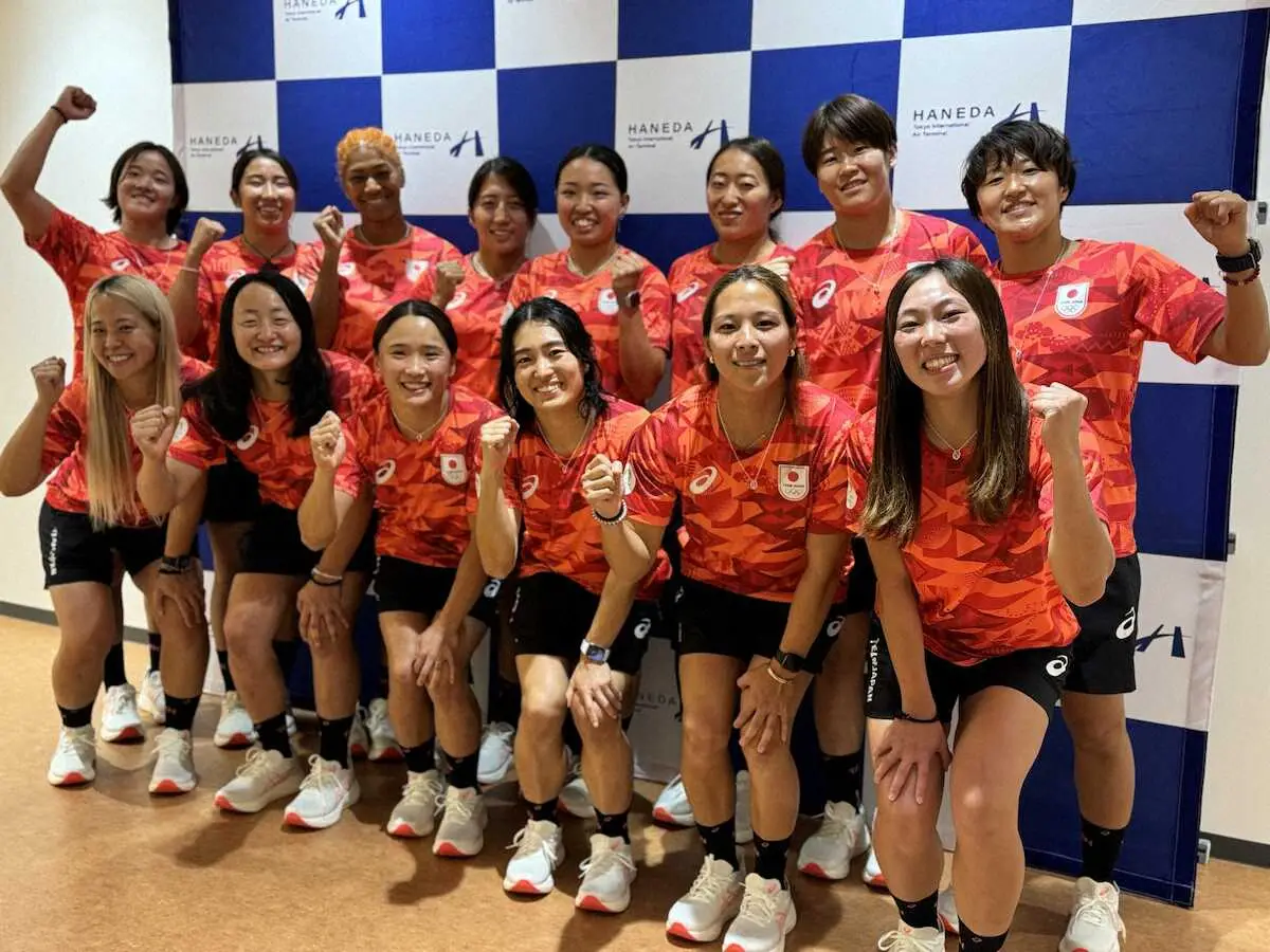 【画像・写真】【セブンズ】サクラセブンズがパリへ出発　ベテラン中村知春「いかに普通に試合を迎えられるか」