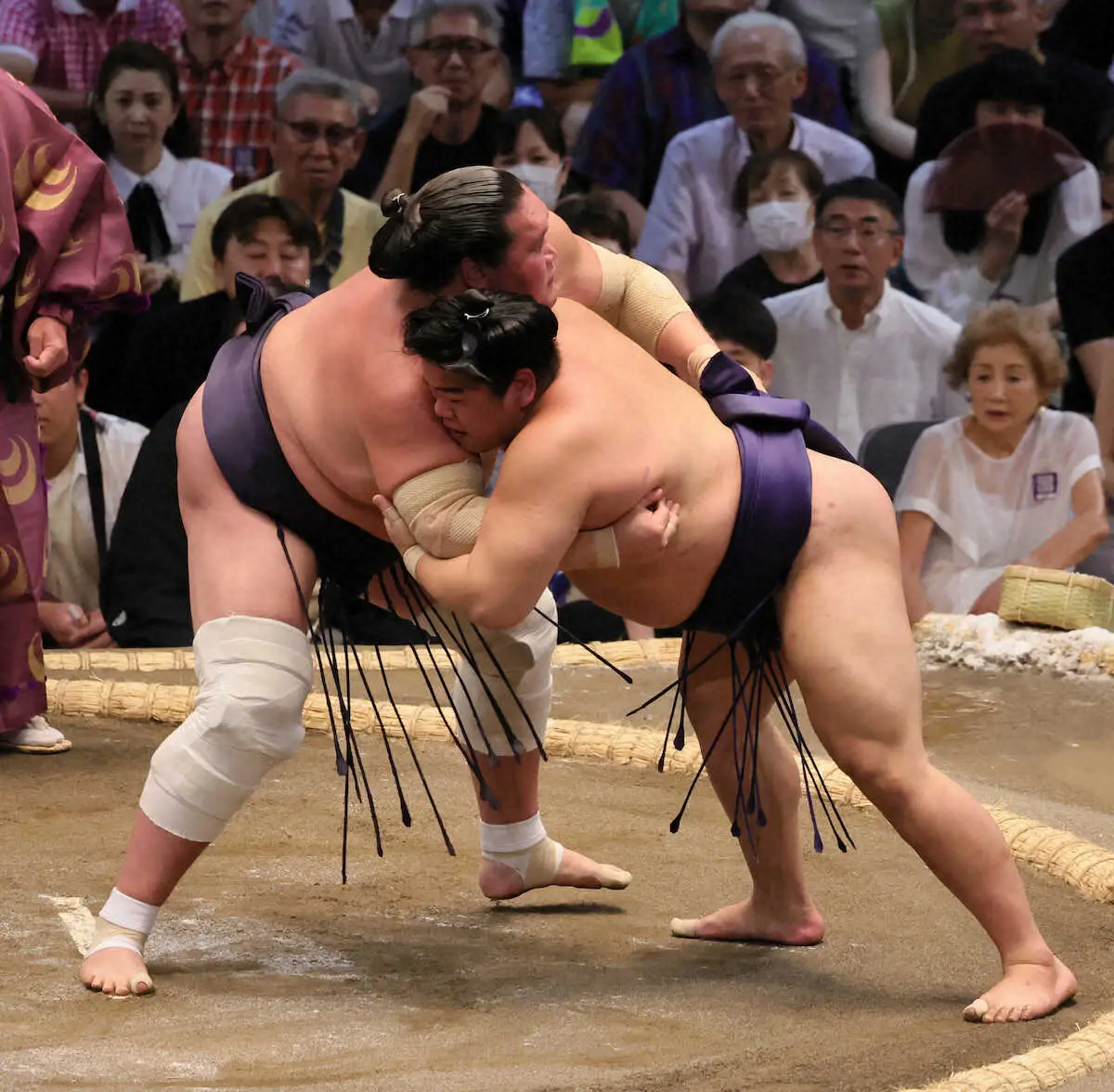 【画像・写真】【玉ノ井親方　視点】先手取り攻めた照ノ富士　右使えず弱点露呈した大の里