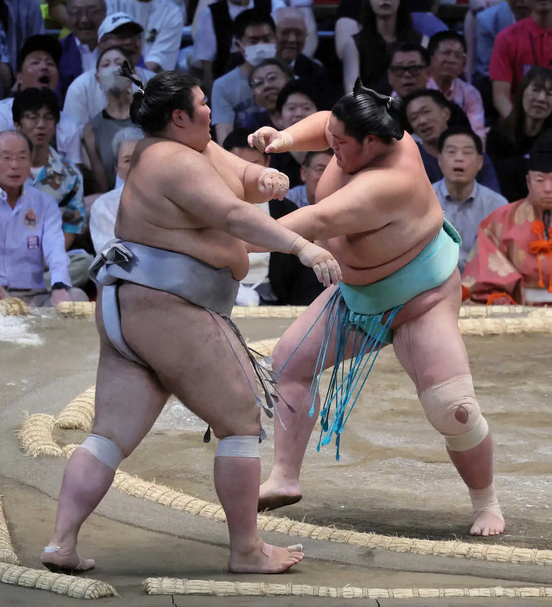 【画像・写真】先場所V大の里がまさかの連敗…　照ノ富士は貫禄示し連勝　3大関はそろって今場所初白星