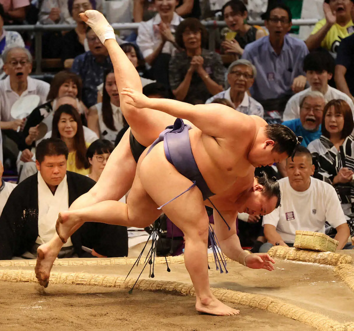 【画像・写真】美ノ海　後輩の照ノ富士を2差で追走も横綱は「負けないでしょう」