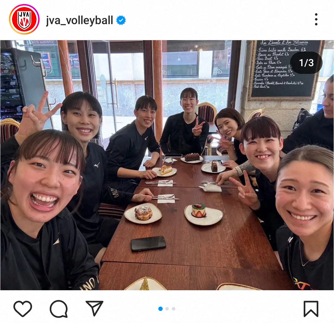 【画像・写真】バレー女子日本代表、五輪前に貴重なオフショット公開！「紗理那ちゃん結婚指輪してるの最高」の声も
