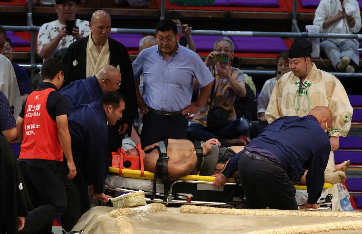 【画像・写真】土俵上で“失神KO”救急搬送の幕下・草野が無事を報告「死んだかと思いました」10分以上意識不明だった
