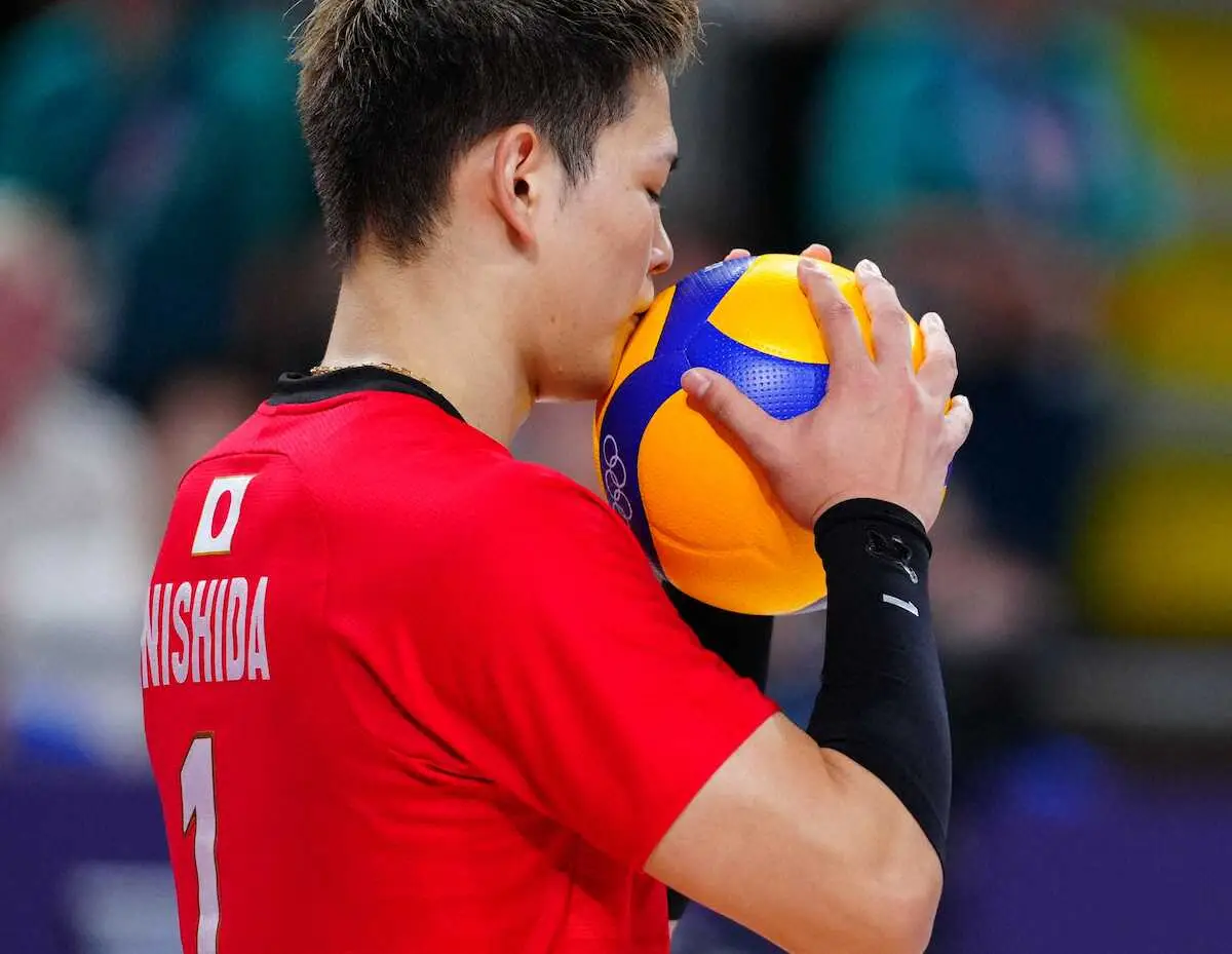 【画像・写真】【バレー男子】日本が今大会初勝利で8強入り王手！アルゼンチンを3―1撃破で1勝1敗　西田サーブ光った