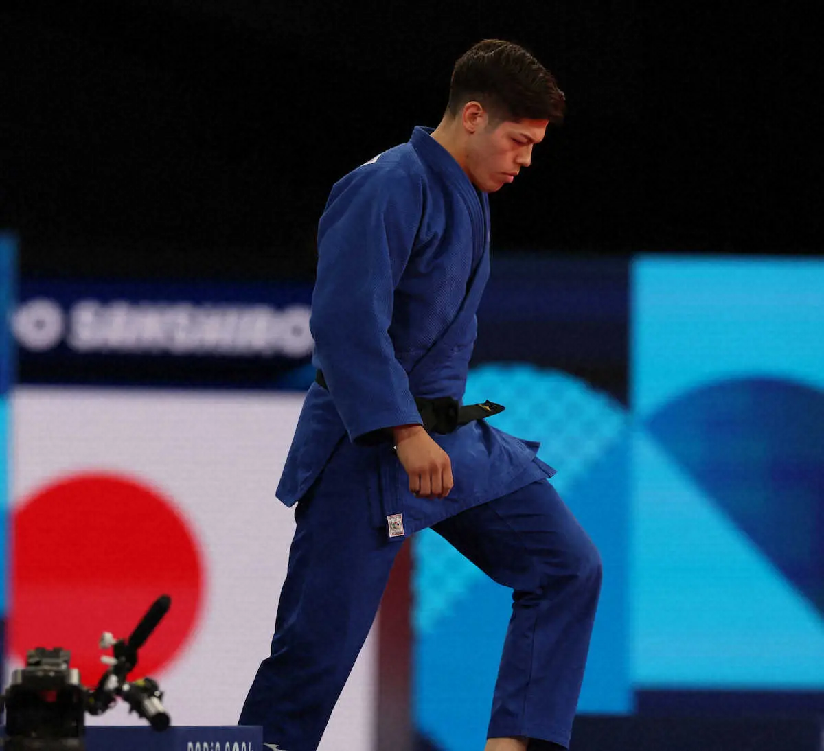 【画像・写真】＜パリ五輪　柔道＞男子90キロ級、決勝に進む村尾三四郎（撮影・平嶋　理子）