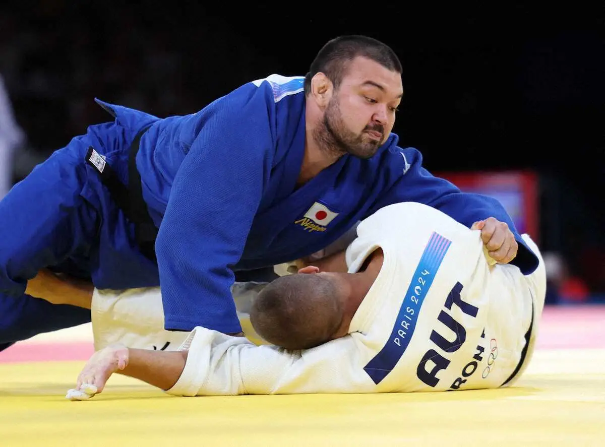 【画像・写真】ウルフ・アロンが準々決勝進出！4分ちょうどに伝家の宝刀・内股で豪快一本　会場にアロン・コール