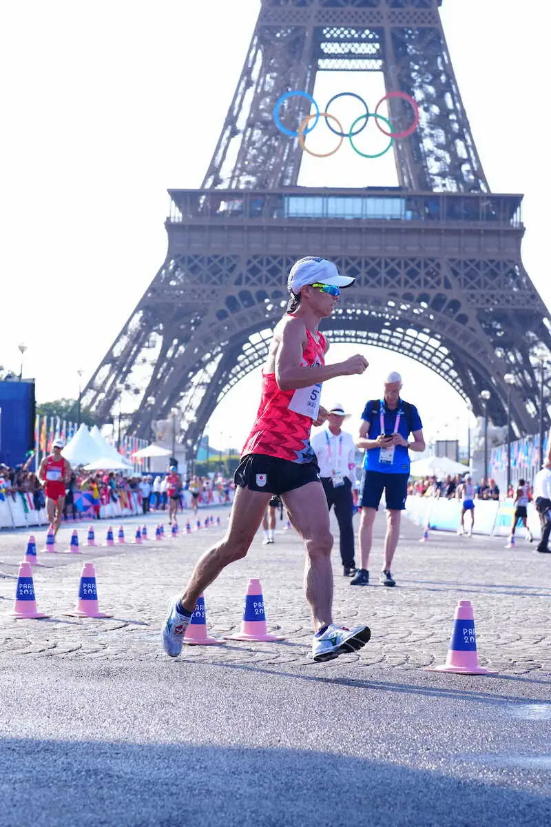 【画像・写真】男子20キロ競歩で池田向希が7位　”みちょぱ”はとこ、東京五輪銀に続くメダルならず