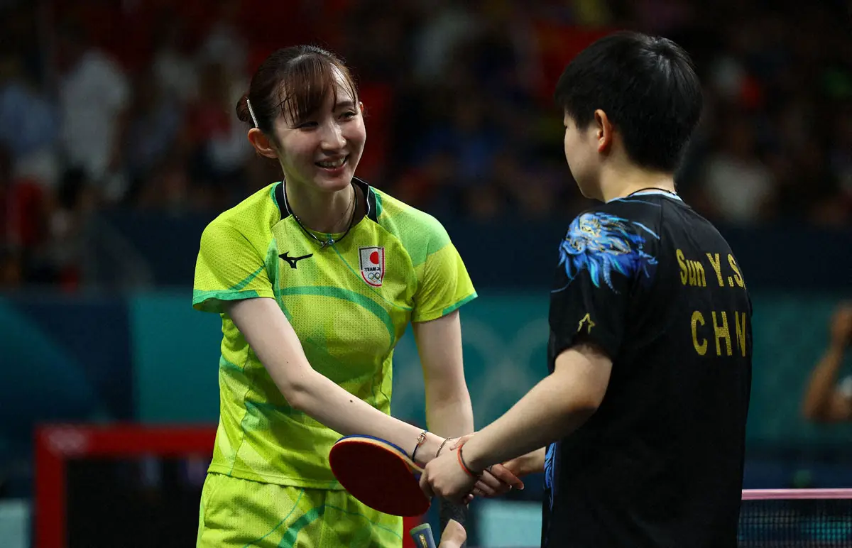 【画像・写真】早田ひな　準決勝で“ラスボス”孫穎莎に涙の完敗「さすがに限界」痛み止め飲んでの奮闘及ばず