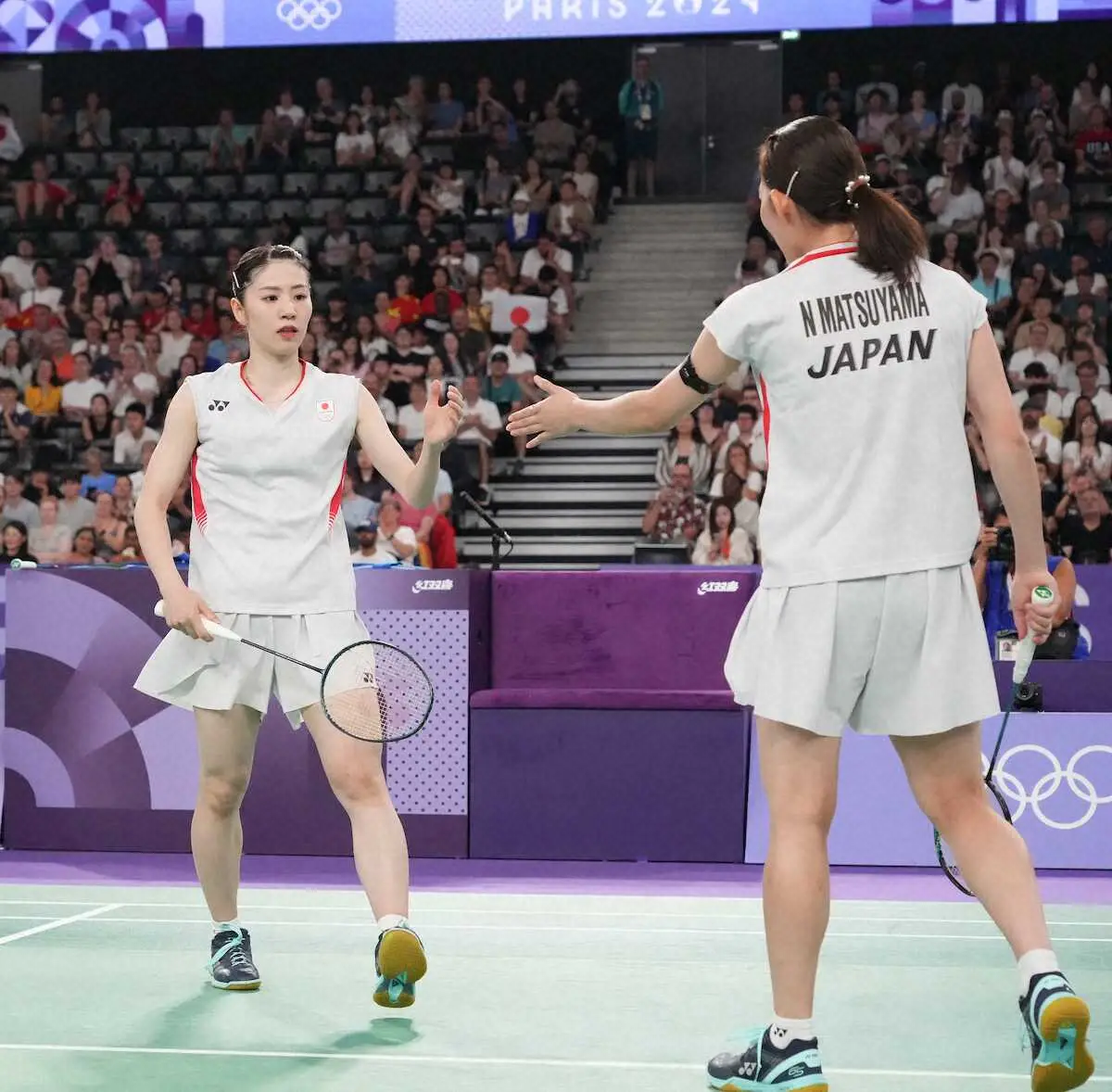 【画像・写真】シダマツ涙…決勝進出ならず　中国ペアにストレート負け　3位決定戦へ志田「メダルのために」