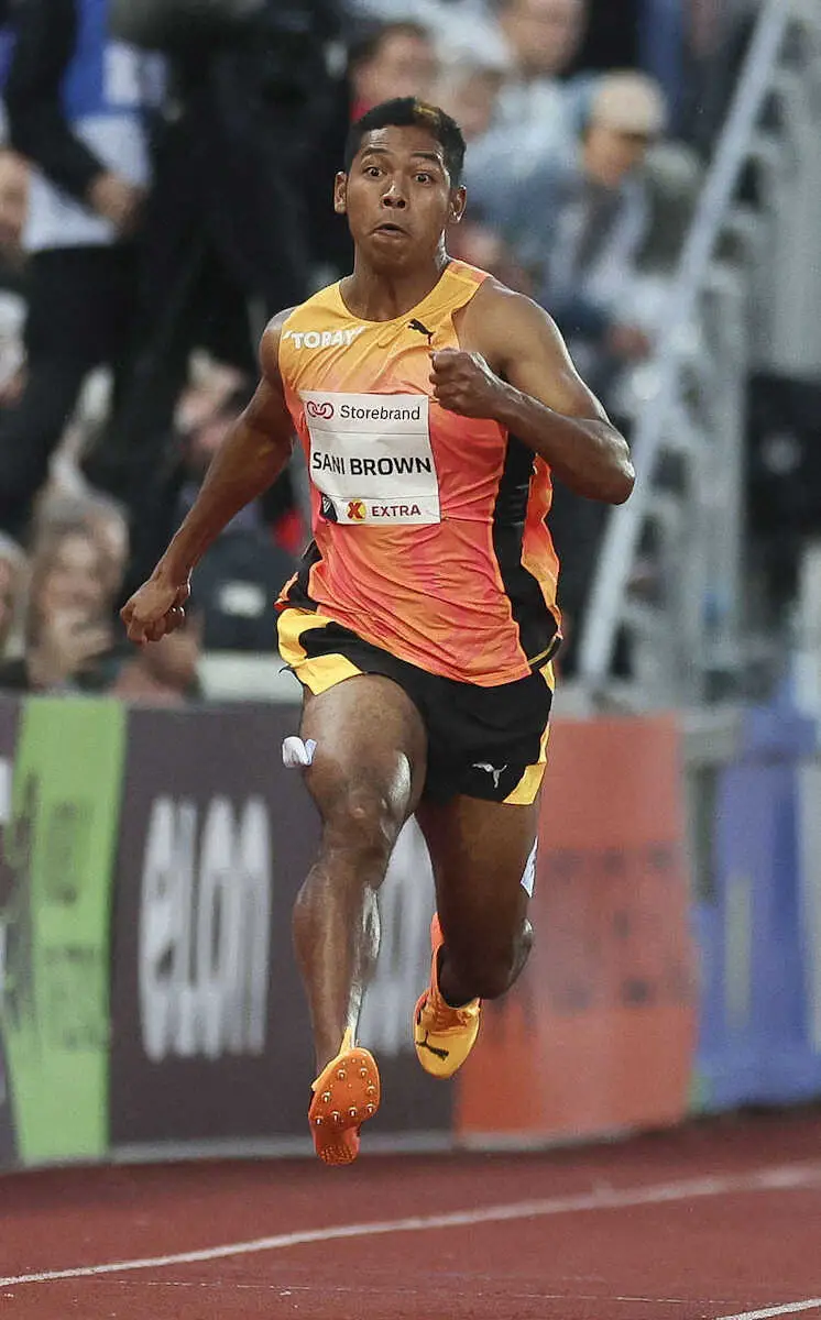 【画像・写真】パリ五輪の陸上男子100メートル代表・サニブラウン