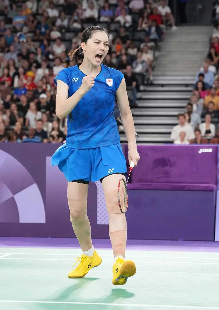 【画像・写真】大堀彩、初出場の五輪は準々決勝敗退　元世界女王に歯が立たず　シングルス日本勢は終戦