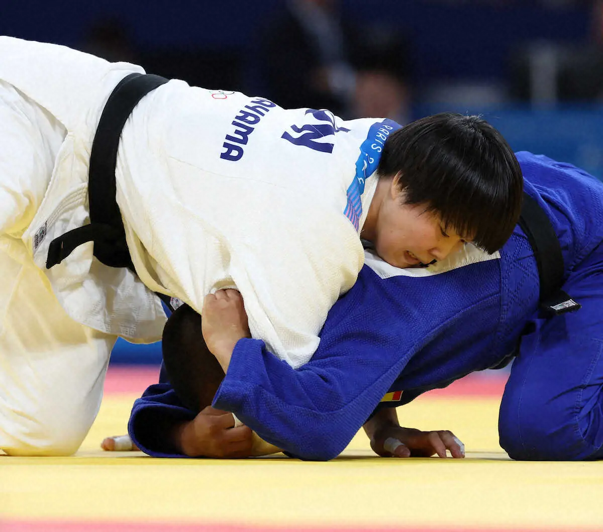 【画像・写真】＜パリ五輪　柔道＞混合団体戦の高山莉加（撮影・平嶋　理子）