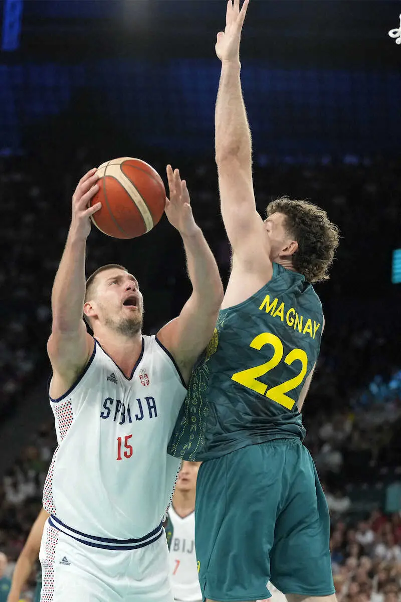 【画像・写真】【バスケ男子】最大24点差ひっくり返した！セルビア4強入り、ヨキッチ大活躍で延長死闘を制す