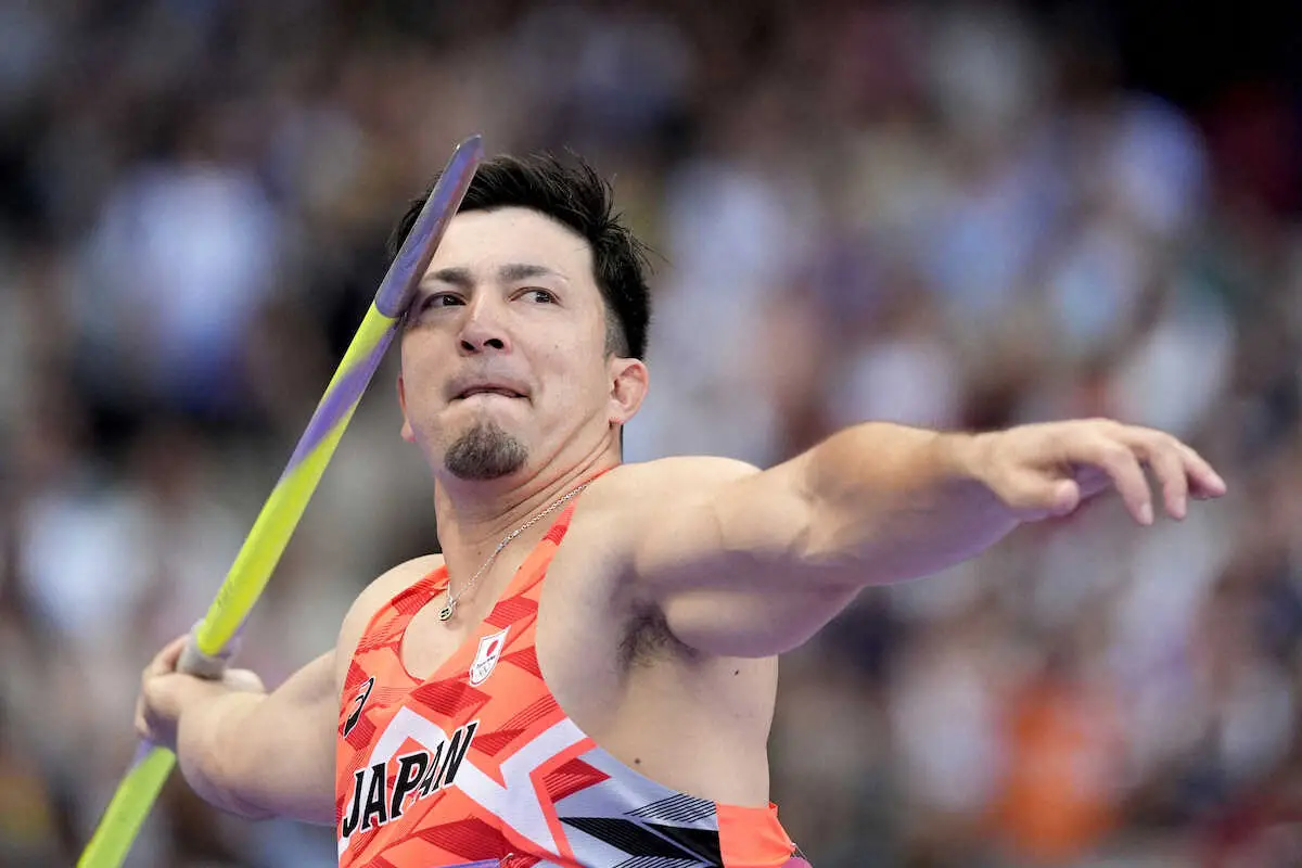 【画像・写真】ディーン元気は今季自己ベスト「自分を褒めたい」男子やり投げ予選