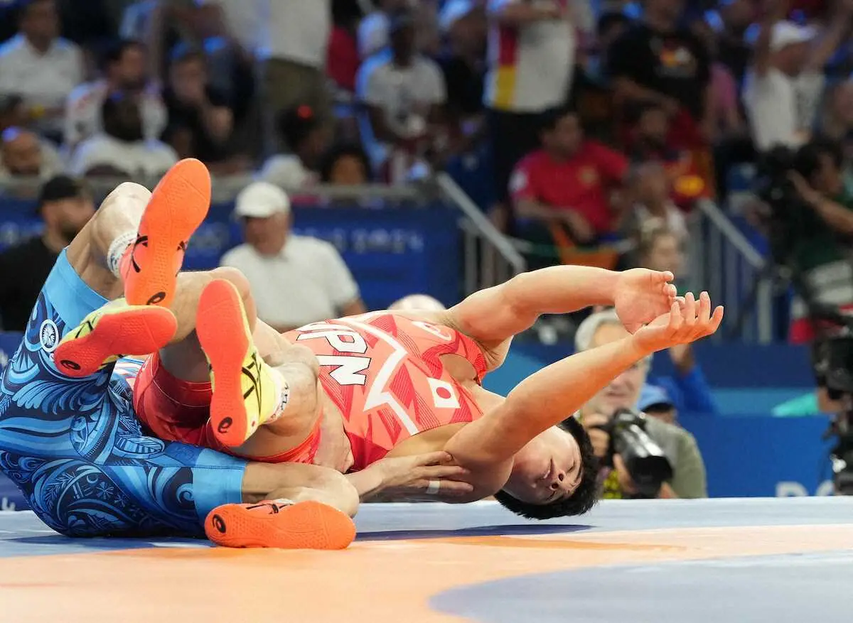 【画像・写真】グレコ67キロ級・曽我部京太郎　1回戦で敗れる　文田＆日下に続けず…初五輪初戦で難敵に142秒完敗