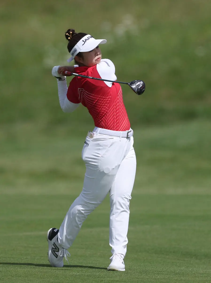 【画像・写真】ショットを放つ山下（ロイター）