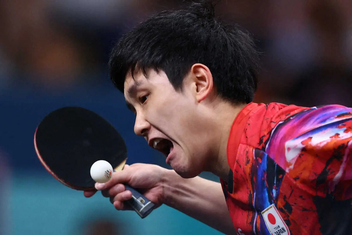 【画像・写真】張本智和　視線は4年後へ「今日以上に悔しい思いをする覚悟を持って」　ロスでも田勢監督との共闘熱望