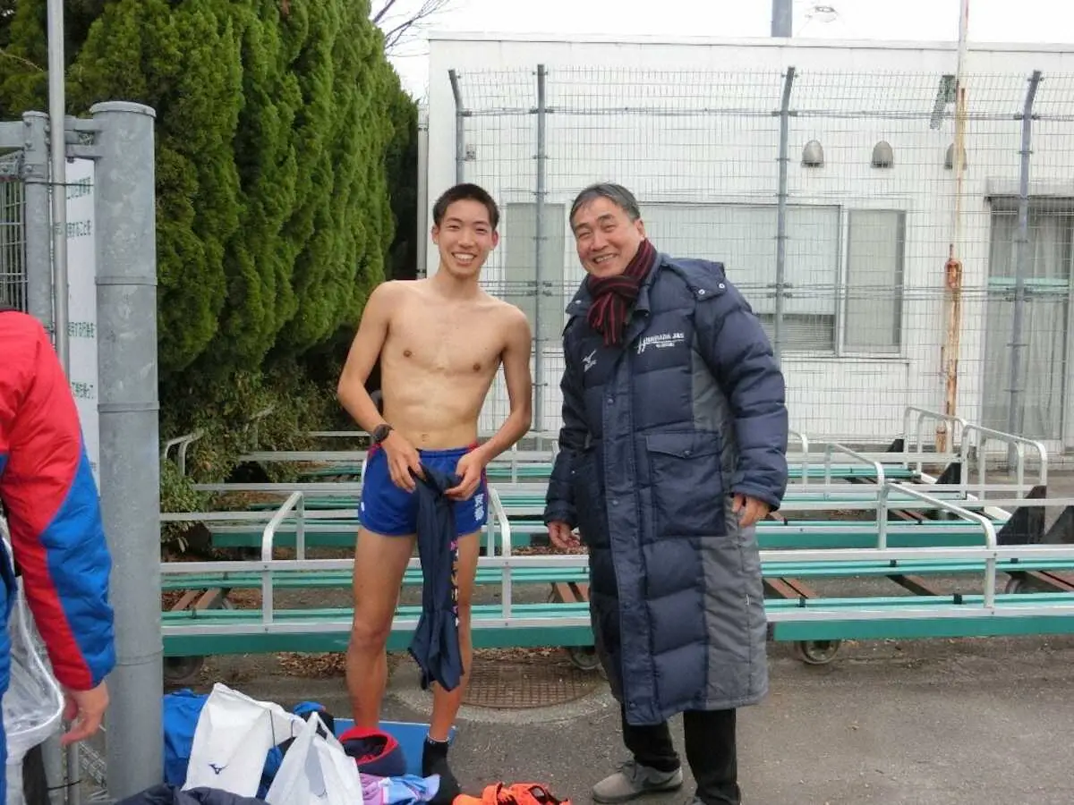 【画像・写真】陸上男子3000メートル障害　三浦8位「浜田ジュニア陸上教室」上ケ迫室長語る　