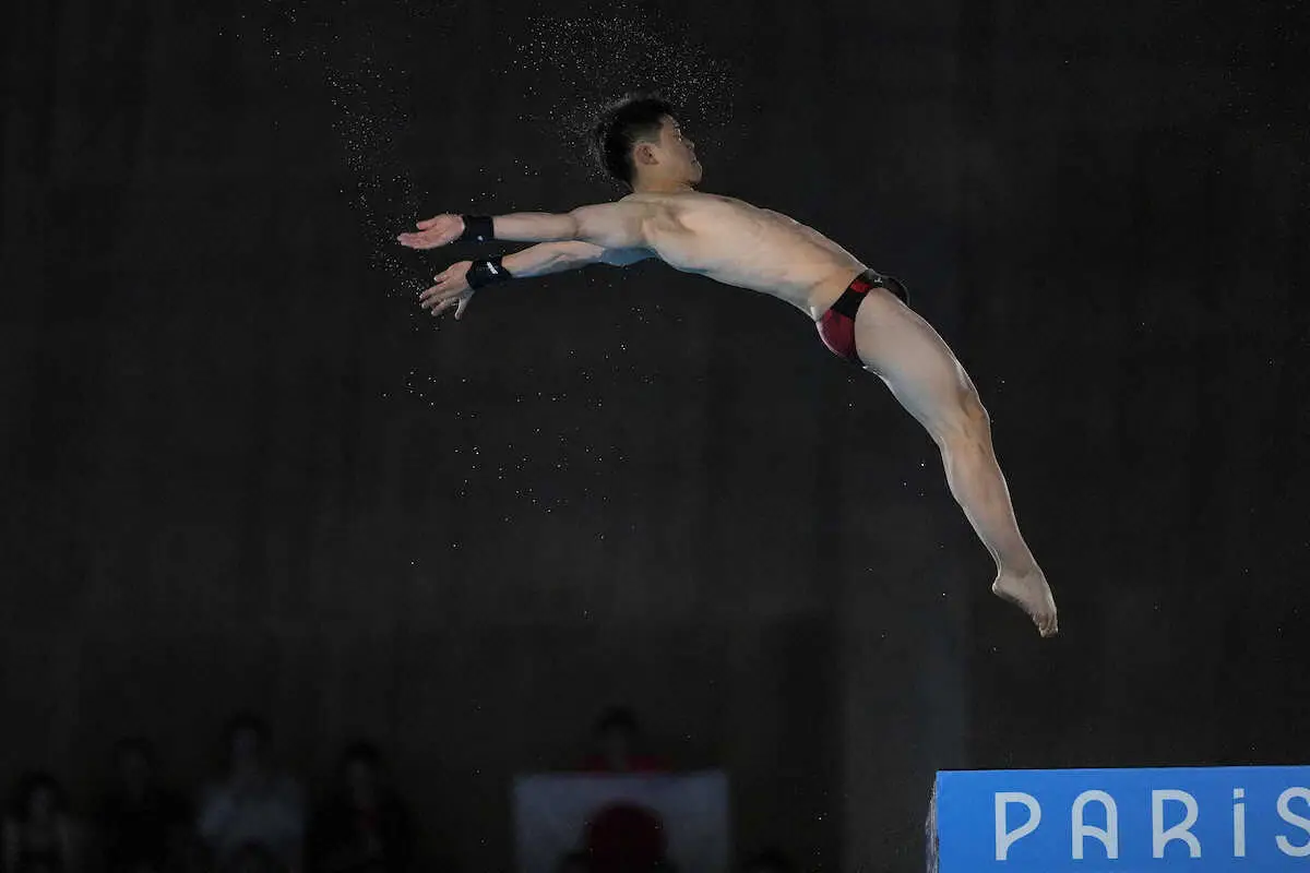 【画像・写真】日本飛び込み史上初のメダル！　17歳の玉井陸斗が銀　1920年アントワープ五輪から105年越し悲願