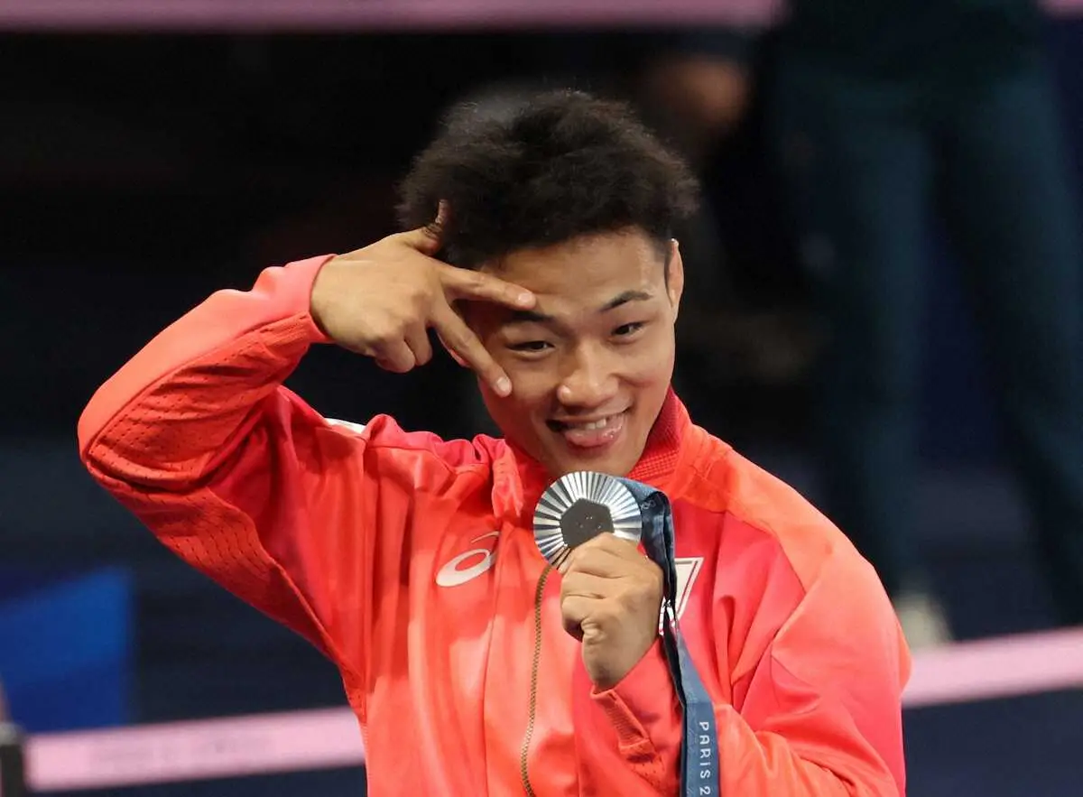 【画像・写真】男子74キロ級、銀メダルを獲得した高谷大地（撮影・平嶋　理子）