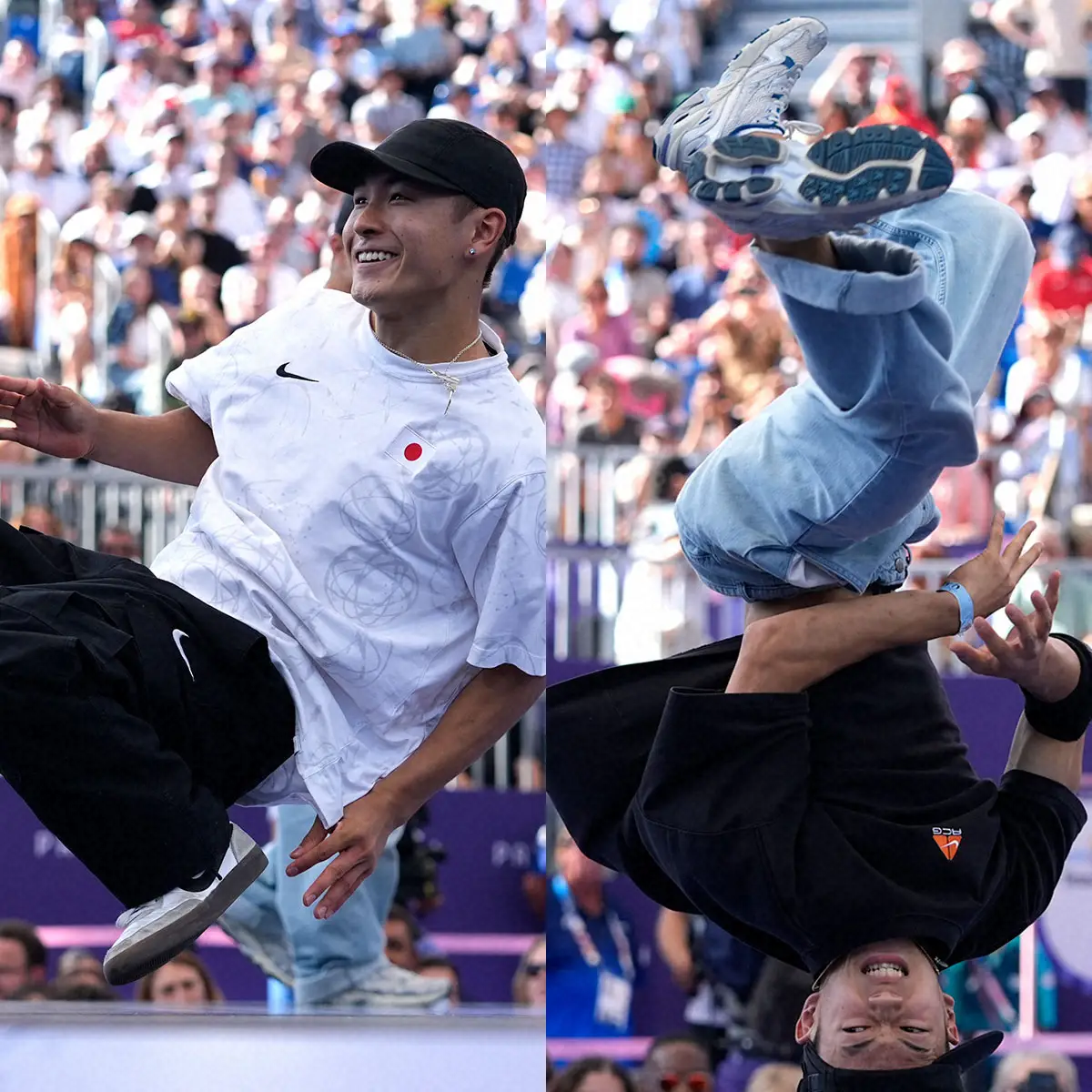 【画像・写真】SHIGEKIXとHIRO10（右・AP）