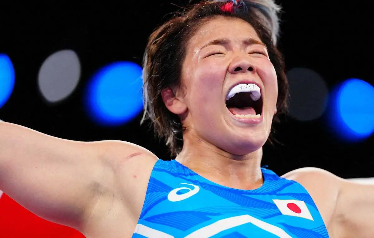 【画像・写真】鏡優翔　笑顔！笑顔！の金　親友・藤波とは涙、涙「みんなが涙を流して喜んでくれたことが、一番の幸せ」