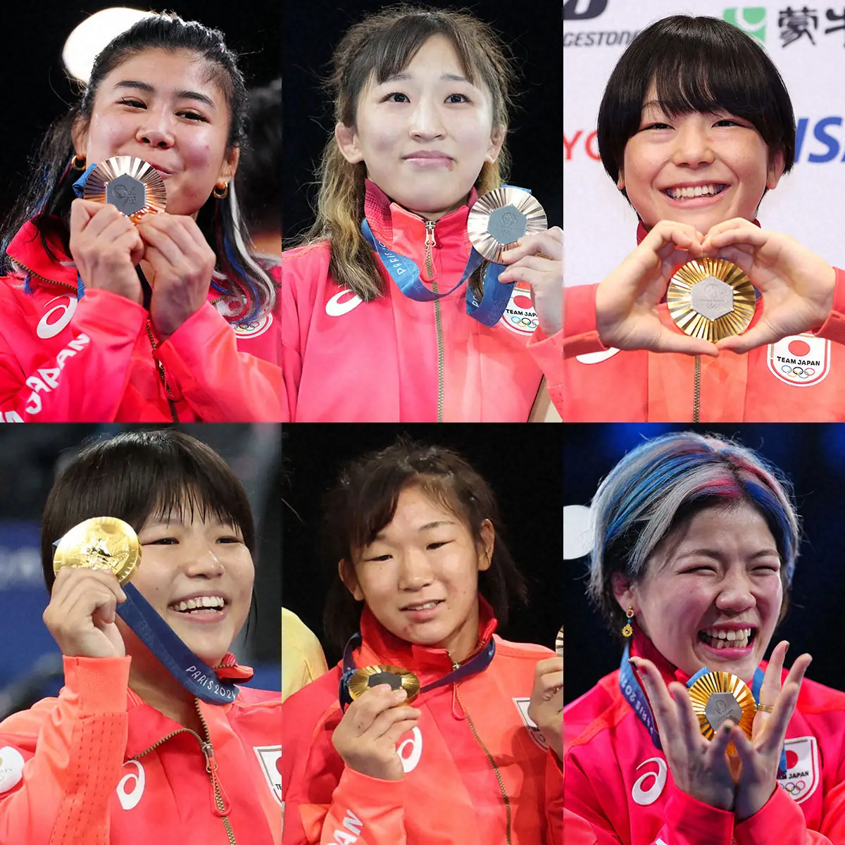 【画像・写真】【パリ五輪】レスリング日本がメダルラッシュ締め！金8含む計11個　女子は史上初の出場全6階級でメダル