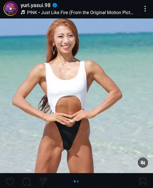 【画像・写真】“ビキニの女王”安井友梨　20代→30代の比較ショット公開し「自分次第で、自分と未来は変えられます」