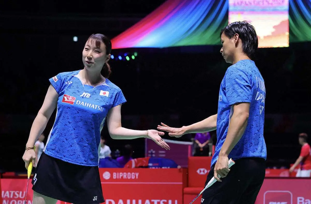 【画像・写真】【バドミントン】ワタガシペア最後の大会で初戦突破　ジャパンオープン