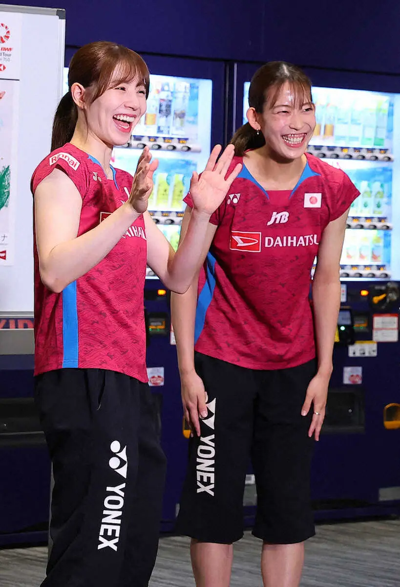 【画像・写真】【バドミントン】「ジャパンオープン頑張ります」シダマツに100人殺到　横浜アリーナでファンミ