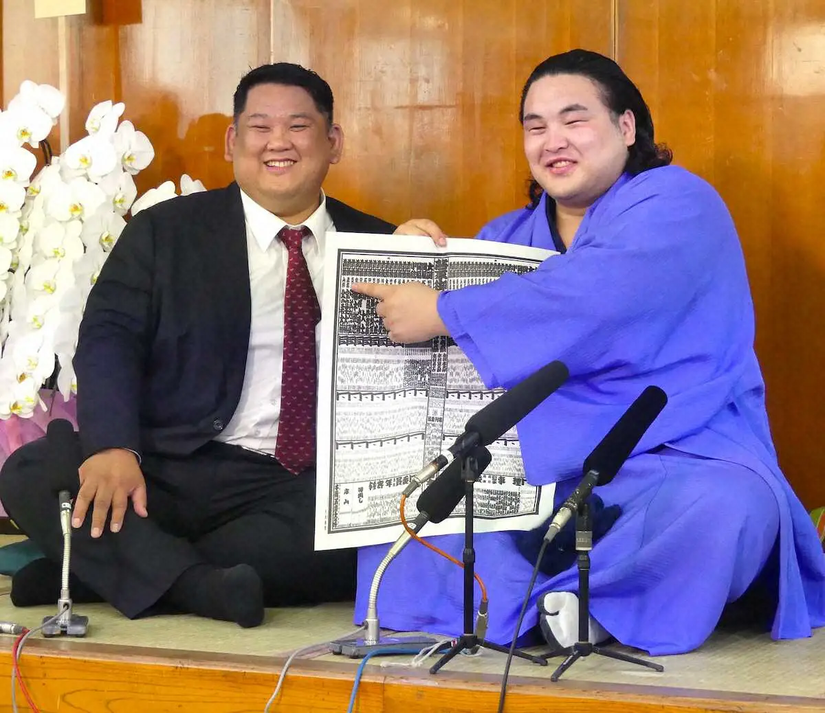 【画像・写真】新入幕・阿武剋「2桁勝利目指す」同じ元学生横綱で日体大出身の大の里＆欧勝馬に続く新入幕旋風だ