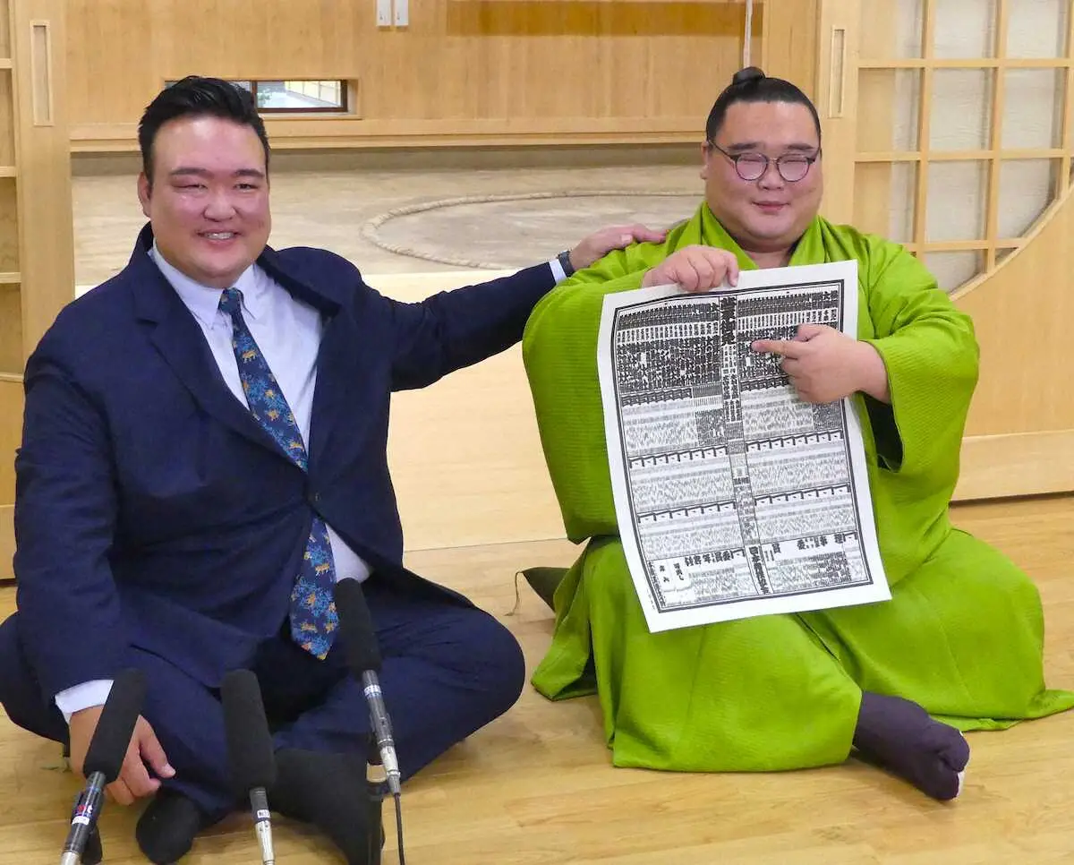 【画像・写真】稽古の虫に目覚めた白熊が新入幕果たす「1日でも早く大の里においつければ」