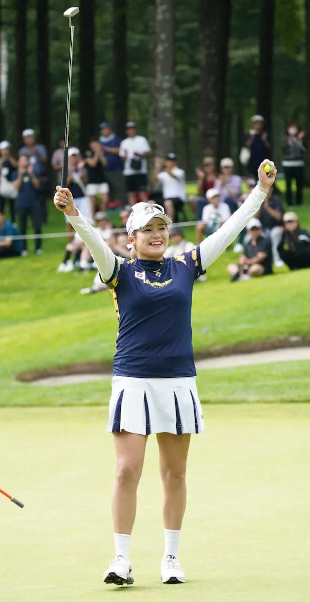 【画像・写真】桑木志帆　21歳が進化証明の2勝目　全英回避のくやしさぶつけた