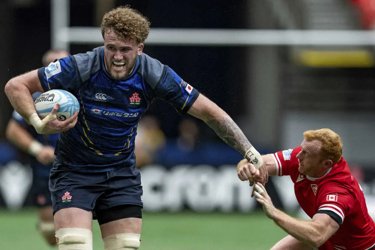 【画像・写真】【ラグビー】第2次エディー政権テストマッチ初勝利　PNCカナダ戦で8トライ　初キャップのツイタマ初T